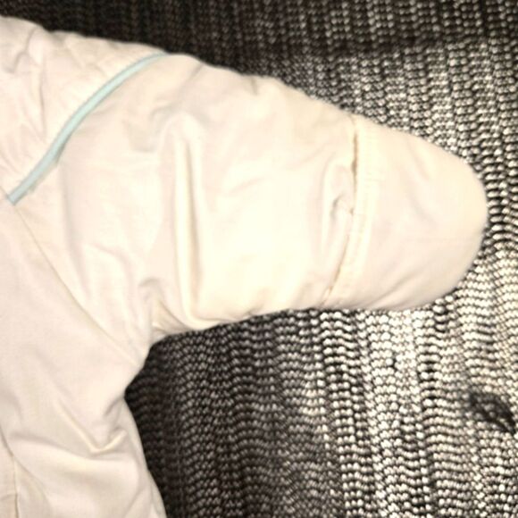 Vintage Infant's Snow Suit 9 Months Weather Tamer Zip Up Mittens White USA Made - Picture 7 of 10